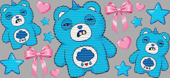 16oz Care Bears-Be-173